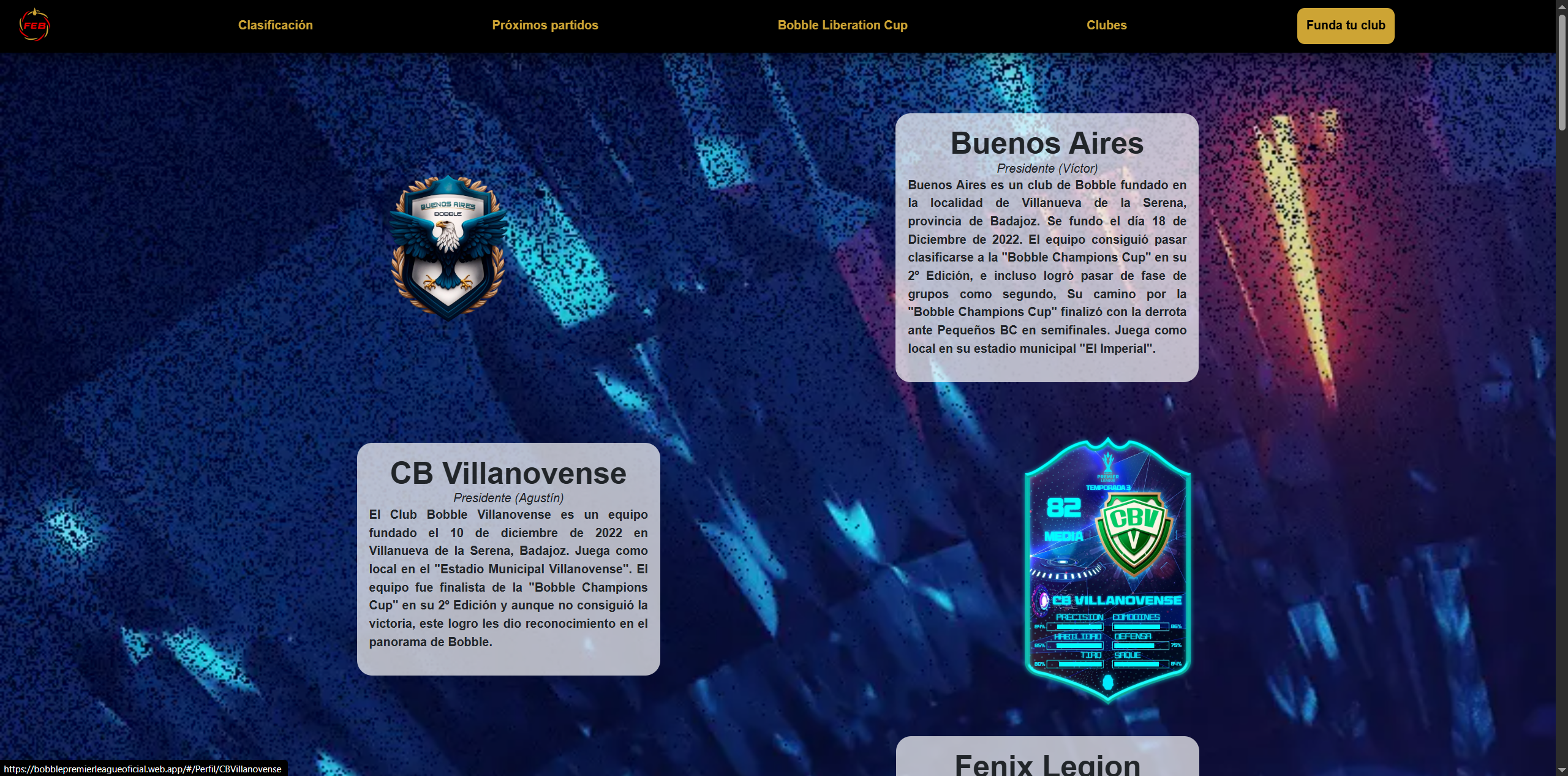 Bobble Premier League